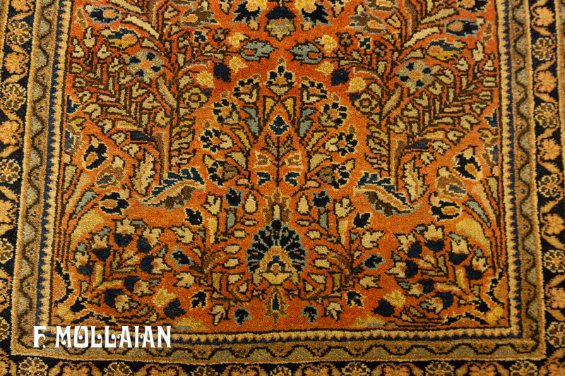 Antique Persian Small Saruk Rug n°:25925187